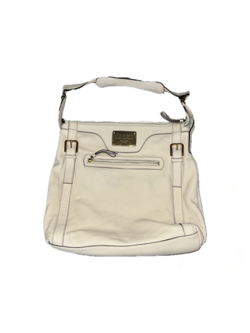 Dolce & Gabbana cream leather purse